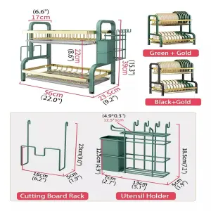 Platero Escurridor Cocina Bandejas 2 Niv: La Solución Perfecta para tu Cocina - Platero Escurridor Cocina Bandejas 2 Niv