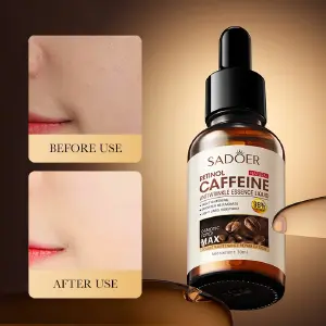 Suero Facial de Cafeína y Retinol: Despierta la Belleza de tu Piel - serum cafeina y retinol