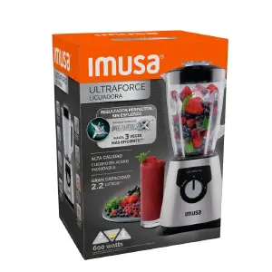Licuadora IMUSA Ultra Force 2V Plateada: Potencia y Elegancia en tu Cocina - Licuadora IMUSA Ultra Force 2V Plateada