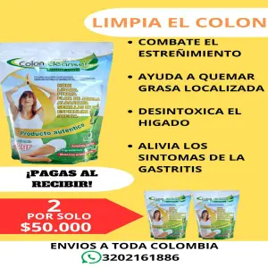 COMBO 2X1 COLON CLEANSER X450: Limpieza Intestinal Profunda - COMBO 2X1 COLON CLEANSER X450