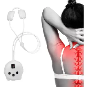 Alivio Profundo para tu Cuello: Masajeador Cervical con Corriente Eléctrica - Masajeador Cervical con Corriente