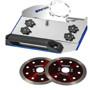 Biseladora 45° + 2 Discos Diamantados: Precisión y Eficiencia en Tus Cortes - Biseladora 45° + 2 Discos Diamantados