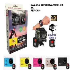 Cámara 4K con Control Remoto: Captura Momentos Inolvidables - Cámara 4k con control