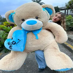 Peluche de oso arcoíris gigante: ¡Un abrazo de ternura! - Peluche de oso arcoiris 1.85m