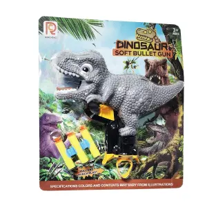Pistola Lanzadardos Tiranosaurio Rex: ¡Aventura Jurásica! - Pistola Tiranosaurio Rex Lanza Dardos
