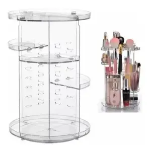 Organizador de Maquillaje 360°: ¡Organización y Estilo al Alcance de tu Mano! - Organizador Maquillaje 360