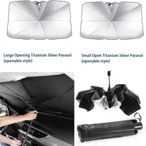 Protector Solar Parabrisas de Auto: ¡Protege tu Vehículo del Sol! - Protector Solar Parabrisas de Auto