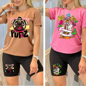 2 Combos Moda Dama + 5 Camisetas x 100: ¡Diseños Impresionantes! - 2 Combos moda dama + 5 camisetas x 100