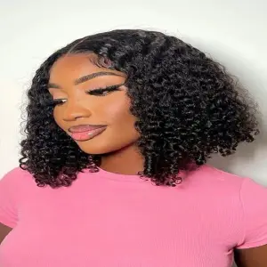 Peluca Crespa Corta: ¡El Estilo Perfecto para Ti! - Peluca crespa corta