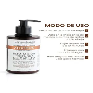 Mascarilla de Algodón Frasco 300 ml: Renovación Profunda para tu Cabello - Mascarilla de Agodon Frasco 300 ml