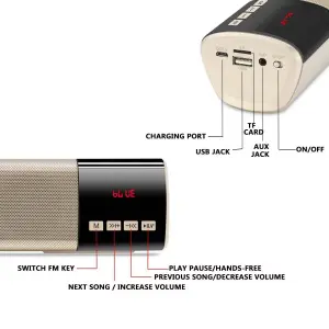 Parlante Portátil Bluetooth B28s: ¡Sonido Impresionante en Cualquier Lugar! - Parlante Speaker B28s Portátil Bluetooh