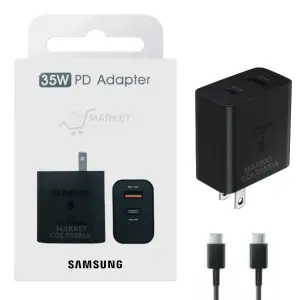 Cargador Duo Samsung: Carga Rápida de 35W - Cargador Duo Carga Rápida 35w Samsung
