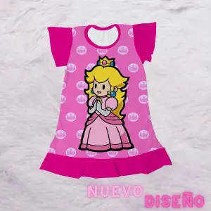 Pijama Niña Peach: ¡Dulces Sueños Asegurados! - pijama niña peach
