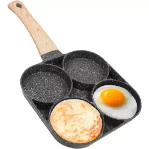 SARTEN 4 PUESTOS: TetraChef™ - Cocina 4 Platos a la Vez - SARTEN 4 PUESTOS