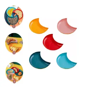 Set 5 Platos Para Servir Decorativos: Elegancia en tu Mesa - Set 5 Platos Para Servir Decorativos