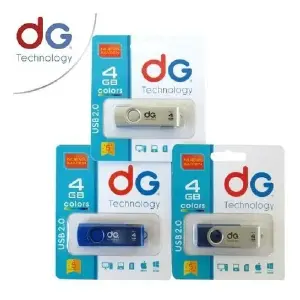 Memoria USB 4GB DG 2.0: Almacenamiento Portátil y Confiable - Memoria Usb 4 Gb Dg 2.0
