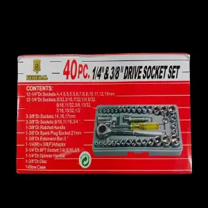 Juego de Dados y Raches de 40 Piezas: Tu Aliado Indispensable - Juego de Ratchet 40 piezas