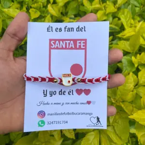 Manilla de Fútbol Santa Fe: Experimenta la Diferencia - Manilla de fútbol Santa fe