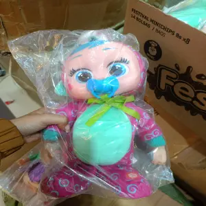 Muñeca Bebé Interactiva Cry Babies: ¡Llantos Reales, Diversión Sin Fin! - Muñeca bebe interactiva Cry Babies