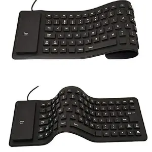 Teclado Flexible USB de Silicona: ¡Comodidad y Estilo al Escribir! - Teclado flexible USB siliconado
