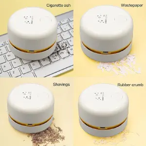 Mini Aspiradora de Escritorio Recargable: ¡Limpieza Perfecta al Alcance de tu Mano! - Mini Aspiradora De Escritorio Recargable