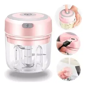 MINI PICADOR DE PULSO RECARGABLE JS-02: ¡Tu Aliado en la Cocina! - MINI PICADOR DE PULSO RECARGABLE JS-02