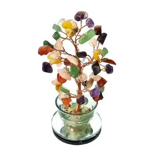 Árbol de Cuarzo de los 7 Chakras: Energía y Protección - Árbol Cuarzo 7 Chakras Energetico Protec