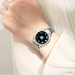 Reloj Luna: Elegancia y Precisión en tu Muñeca - Reloj Luna Fase Lunar Lunas Correa Acero
