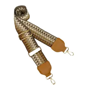 Correa Bolso de Dama Karla Chacón Miel: Elegancia y Estilo - Correa Bolso de Dama Karla Chacon Miel