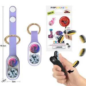 PPK-LILA POPPUCK: Tu Juguete Antiestrés Ideal - PPK-LILA POPPUCK JUGUETE ANTI ESTRES