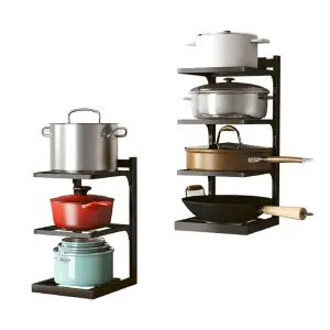 Organizador de Ollas Ajustable: ¡Revolución en tu Cocina! - Organizador De Olla Ajustable Para Ollas