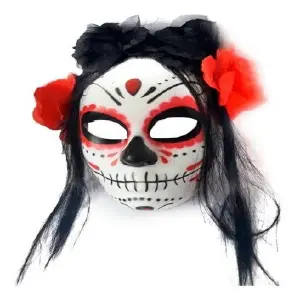MASCARA CATRINA: ¡Elegancia y misterio en cada mirada! - MASCARA CATRINA