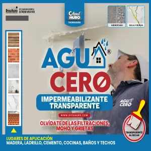 AguaCero Transparente 500 ml X2: Sellado Impermeable para tu Hogar - AguaCero  Transparente 500 ml X2