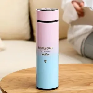 Termo con Monitor de Temperatura Colores: ¡Mantén tu Bebida Perfecta! - Termo con Monitor de Temperatura Colores