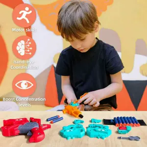 Pistola Dinosaurio Rex Desarmable: ¡La Aventura Jurásica en tus Manos! - Pistola Dinosaurio Rex Desarmable Lanza