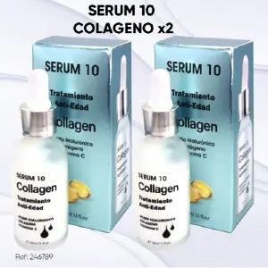 SÉRUM 10 COLÁGENO x2: Despierta la Belleza Natural de tu Piel - 246789- SÉRUM 10 COLÁGENO x2