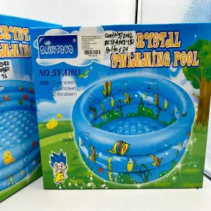 PISCINA CIRCULAR INFLABLE PARA NIÑOS: ¡Diversión Refrescante en Casa! - PISCINA CIRCULAR INFLABLE PARA NIÑOS