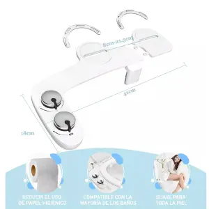 Bidet Baño Accesorio Para Inodoro 2B: Experiencia de Limpieza Superior - Bidet Baño Accesorio Para Nodoro 2B