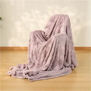 Cobija Ártica Comfort: Su Refugio de Calor Inigualable - Cobija Ártica Comfort 200*230cm Morado
