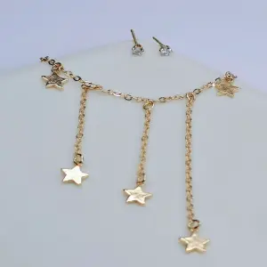 Juego de Cadenas Cascadas de Estrellas B: Elegancia y Brillo - JUEGO DE CADENAS CASCADAS DE ESTRELLAS B