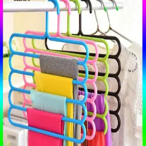 GANCHO PARA PANTALÓN 5 PUESTOS: Organización Perfecta para tu Ropa - GANCHO PARA PANTALON 5 PUESTOS