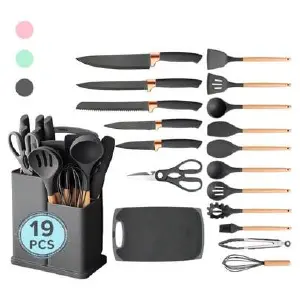 Set de Utensilios de Cocina: ¡19 Piezas para un Cocina Perfecta! - Set de utencilios para cocina 19pcs