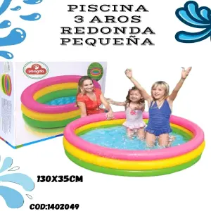 PISCINA REDONDA 3 AROS PEQUEÑA: ¡Diversión refrescante para todos! - PISCINA REDONDA 3 AROS PEQUEÑA