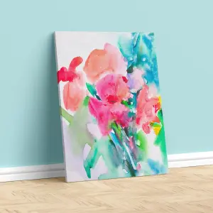 FLORES LIENZO 46: La obra maestra que tu hogar merece - FLORES LIENZO 46