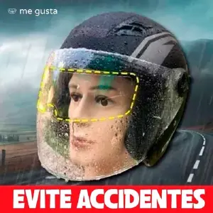 Láminas Antiempañantes para Cascos: Visibilidad Perfecta - Sticker Lamina Antiempañante Casco Visor