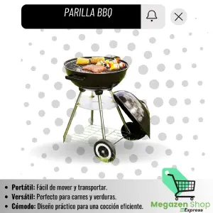PARRILLA BBQ PORTÁTIL: ¡El Asador Perfecto para tus Aventuras! - PARRILA BBQ PORTATIL