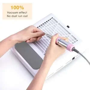 Extractor de Polvo de Uñas con Ventosa: ¡Manos perfectas en segundos! - Extractor De Polvo De Uñas Con Ventosa