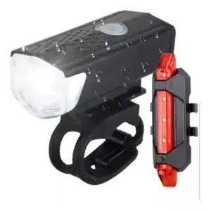 Linterna Kit Luz Delantera + Trasera LED: Ilumina tu camino con seguridad - Linterna Kit Luz Delantera+Trasera Led.