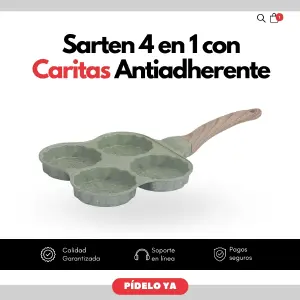 Sarten Antiadherente 4 en 1: ¡Revoluciona tu Cocina! - Sarten Antiadherente 4 en 1