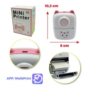 Mini Impresora Portátil Térmica: ¡Imprime sobre la marcha! - Mini impresora portátil térmica